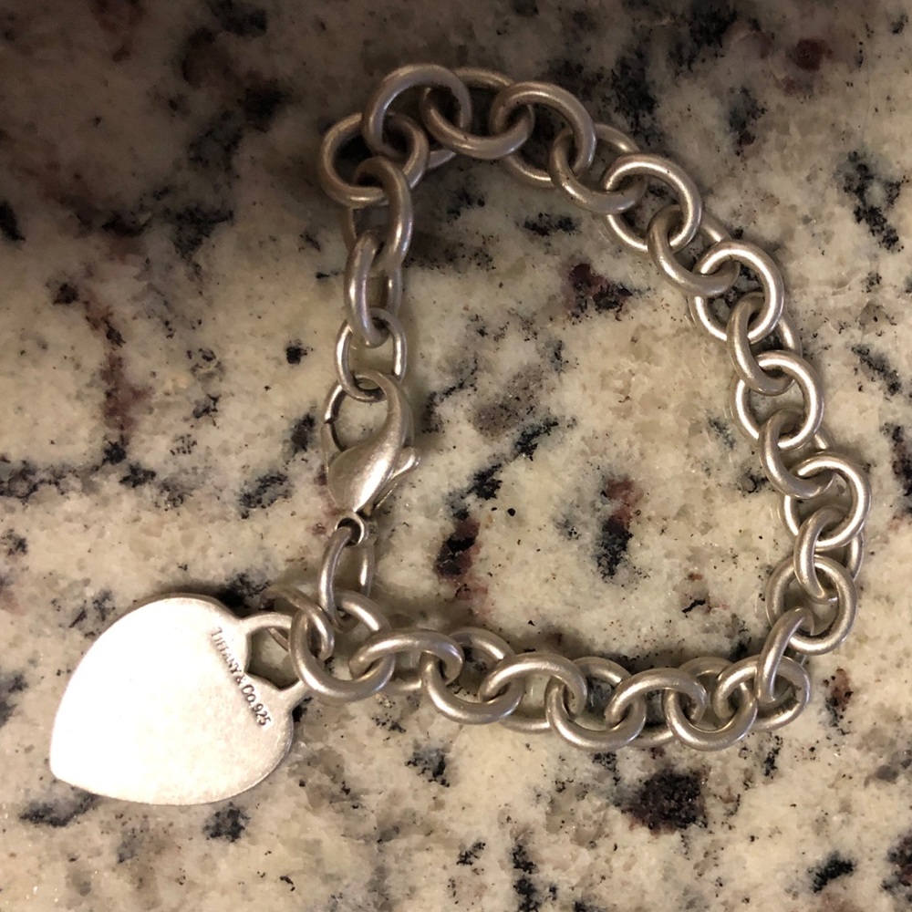 Classic Tiffany heart tag charm bracelet
